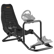 VEVOR Racing Simulator Cockpit Wheel Stand Integrated Fit Logitech Thrustmaster