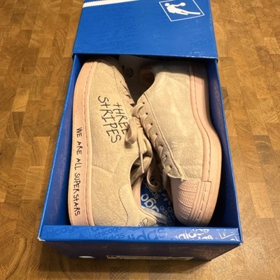 adidas Superstar Low Pink Suede Sneaker Men's Customized Athletic Casual