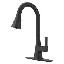 Pfister GT529-FO Frontera 1.8 GPM 1 Hole Pull Down Kitchen Faucet - Black