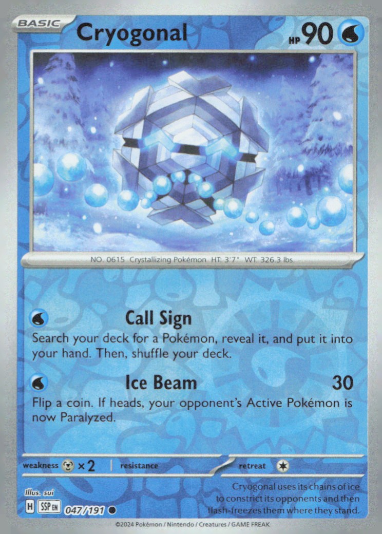 Cryogonal Common SV08: Surging Sparks 047/191 NM