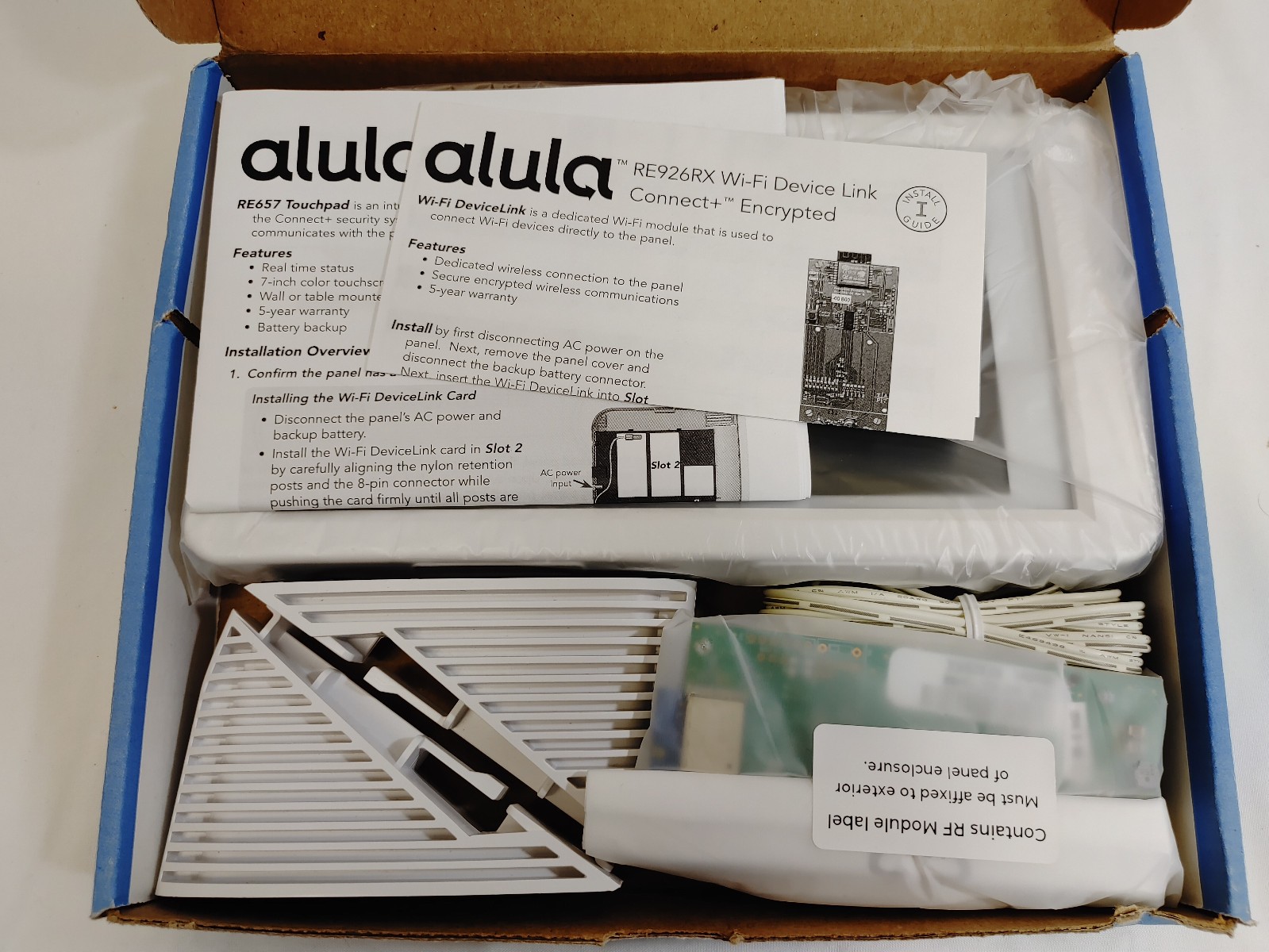 Alula RE657W-R Touchpad 