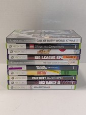 10 EMPTY Xbox 360 Cases Replacement Game Cases Authentic