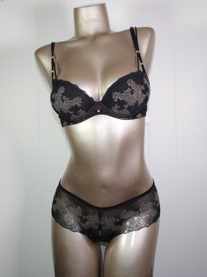 Aubade Paris Sample La Belle Étoile Black padded Bra 34B S