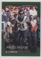 2017 Panini Donruss Press Proof Green AJ Bouye #199 jn1