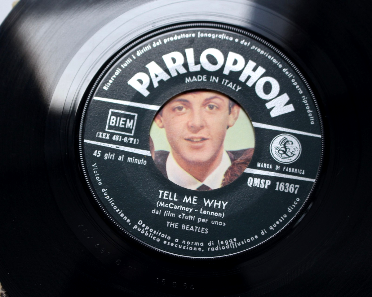 The Beatles Tutti per uno イタリア盤 LP THE BEATLES 1964 TUTTI PER UNO 7