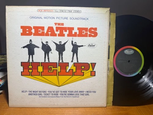 THE BEATLES  ~ HELP ~ 1965 STEREO PRESS ~ VG VINYL LP W/ INNER SLEEVE LOW$$