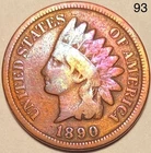 1890 Indian Head Penny Cent