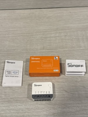 ZigBee Mini Smart Switch, SONOFF ZBMINIR2 Lichtschalter, kompatibel mit Alexa, SM