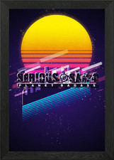 quadro poster arte da parete con cornice sam4 serio stampa su tela