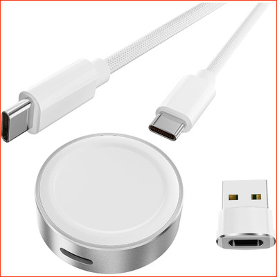 Ladegerät Magnetisch für Apple Watch 10,5W USB-C Kabelloses Ladedock 42-46mm