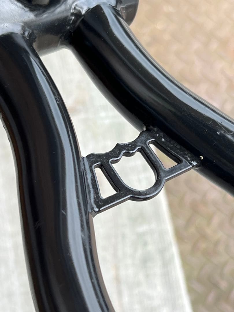 BMX frame S&M JOSH STRICKER FRAME 2009 Black Rare Scratches and