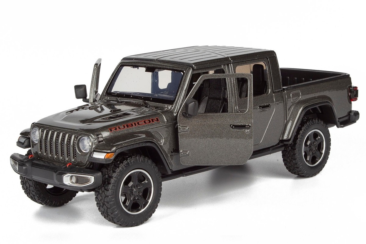 MOTORMAX 1:27 2021 JEEP GLADIATOR RUBICON Granite Dark Grey 79368