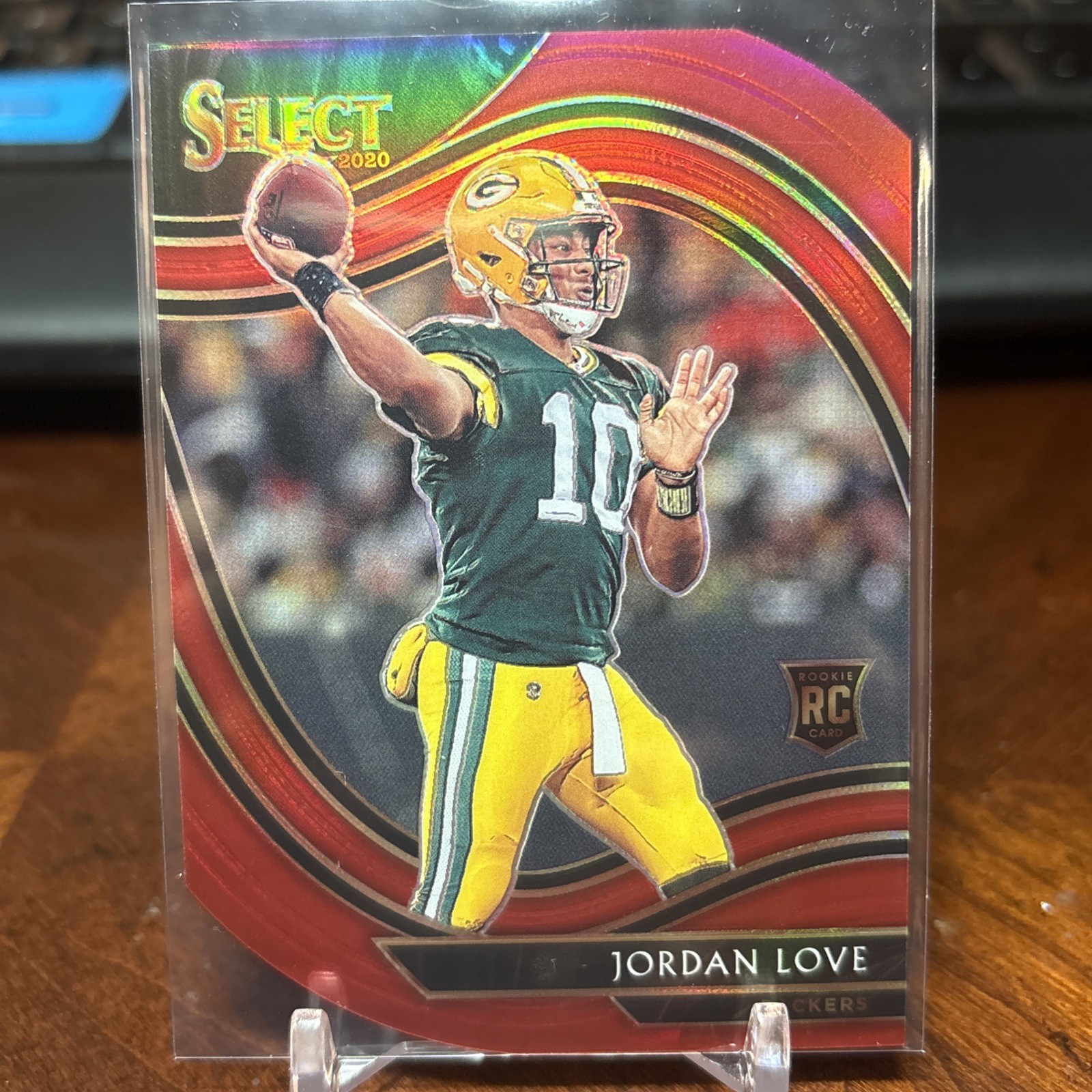 2020 Panini Select #347 Jordan Love Prizm Red Die Cut Rookie Field Level JH01
