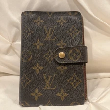 Vintage Louis Vuitton Classic Monogram Porte Papier Zippe Bifold Wallet & Insert