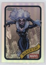 2025 Topps Chrome Marvel Comics Refractor Black Cat #106 0o6v