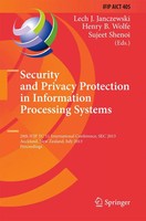 Lech J. Janczewski (U. A.) | Security And Privacy Protection In Information...