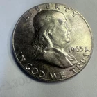 1963 P Franklin Half Dollar Very Good Condition FBL In  Capsule