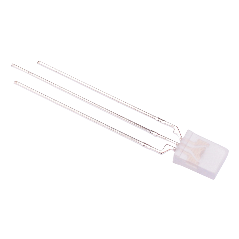 10 x Red / Green Bi-Colour 2 x 5mm Rectangular Diffused LED 120° Common Cathode