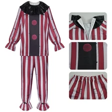 Halloween Horror Scary Clown Nightmere Party Creepy Killer Clown Cosplay Costume