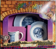 Harry Potter 3 Piece Set Dinner Plate Bowl  Mug Johnson Bros NEW IN BOX