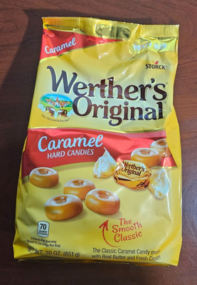 Storck Werther's Original Caramel Hard Candies 30 oz 1 lb 14 oz Exp 6/30/2026