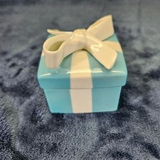 Tiffany & Co. Box Mini Jewelry Case Pottery T...