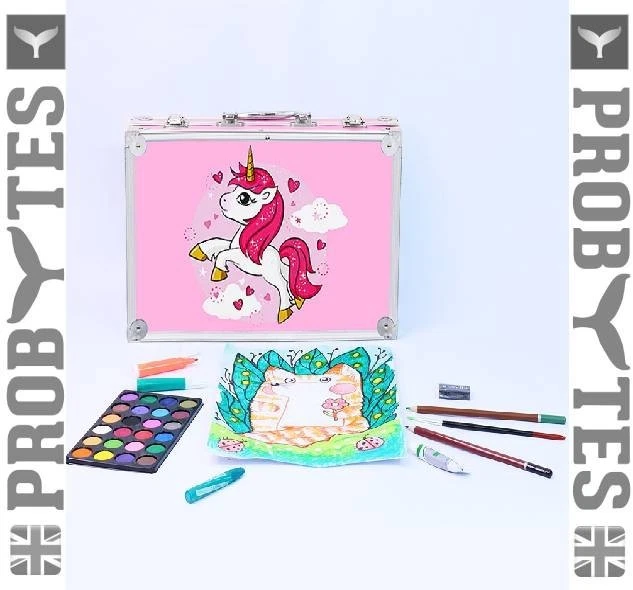 145 Pieces Deluxe Art Set Drawing Pencils Sketching Colouring Kids & Adults - Image 2 of 4