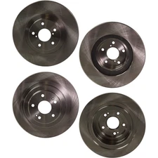 Front and Rear Disc Brake Rotors For 2001-2004 Subaru Outback 2002-2004 Legacy