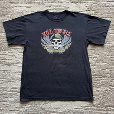 VTG Rothco Kill Em All Let God Sort Out Tee 2000s - 10s Reprint Military Mens XL