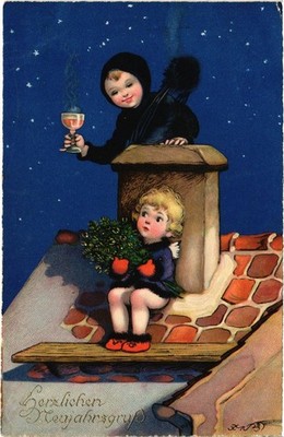 PC SCHORNSTEINFEGER HAPPY NEW YEAR (a73837)