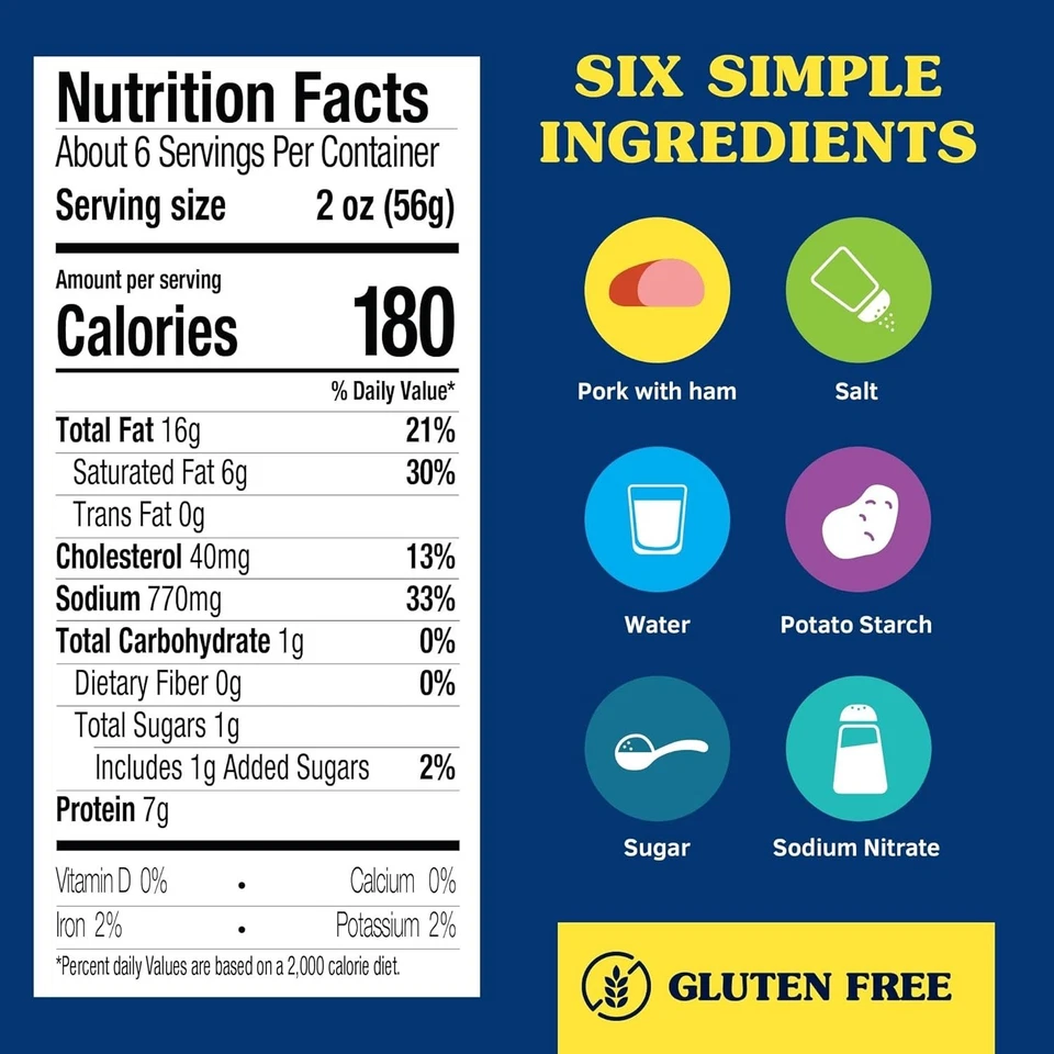 Paquete de variedad de carne clásica para almuerzo 12 oz x 12 Foto 4 de 4