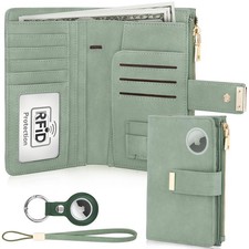 Passport Holder with Airtag for Women/Men, Airtag Passport Wallet for Travel ...