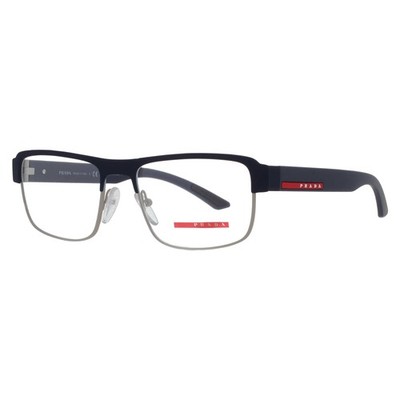 Prada Linea Rossa Demo Rectangular Men's Eyeglasses PS 51RV TFY1O1 54
