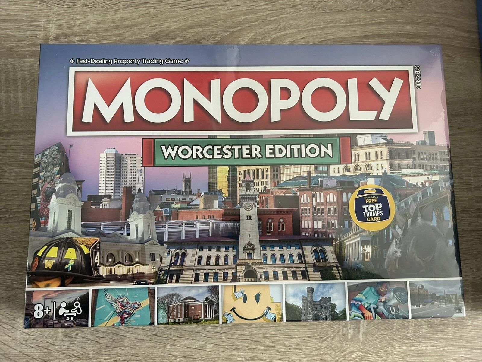 MONOPOLY WORCESTER EDITION VERY GOOD COMPLETE GAME sh122 - Image 8