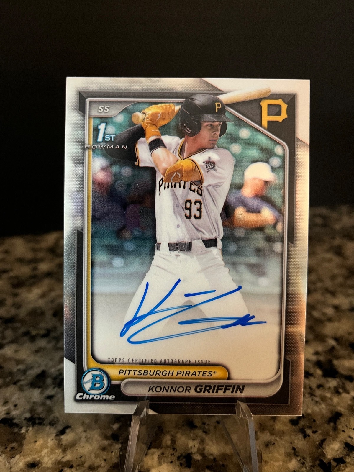 2024 Bowman Draft Konnor Griffin 1st Chrome Auto Pirates #CPA-KG
