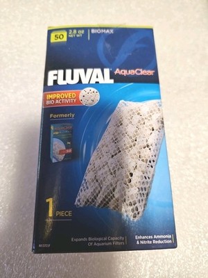 AquaClear Filter Insert BioMax for 20-50 US Gallons NEW Fluval Biomax 2.8oz