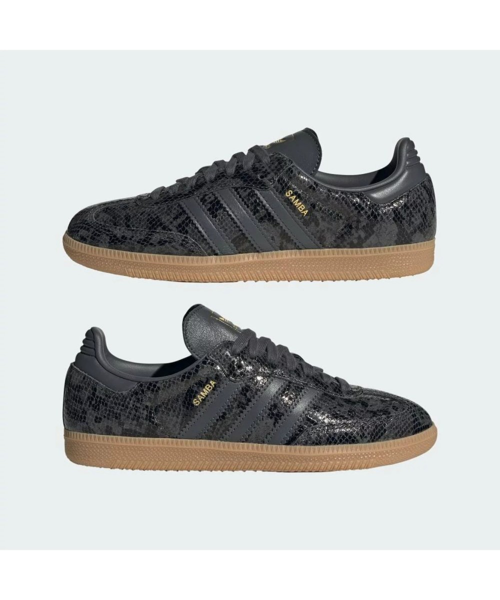 adidas Originals Samba OG W JQ3532 Core Black Grey Six Gum Size 4