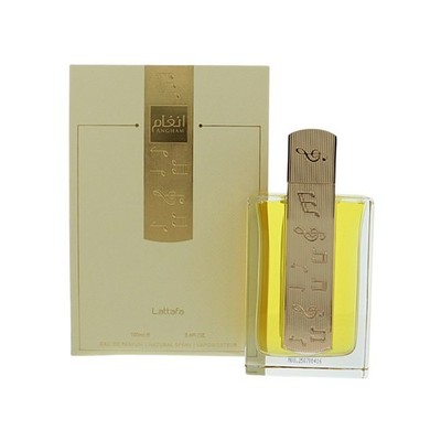 Angham by Lattafa Box for Men 3.4 Oz Eau De Parfum Spray