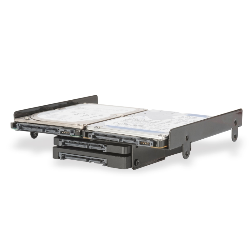 STAFFA DI MONTAGGIO 5,25"" PER HDD/SSD 2,5"" E 3,5"" EWENT (A/N EW7002) nuova