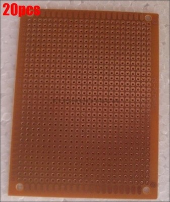 20Pcs Prototype Pcb 7X9CM Breadboard Printed Circuit Panel Board Universal Ne ck