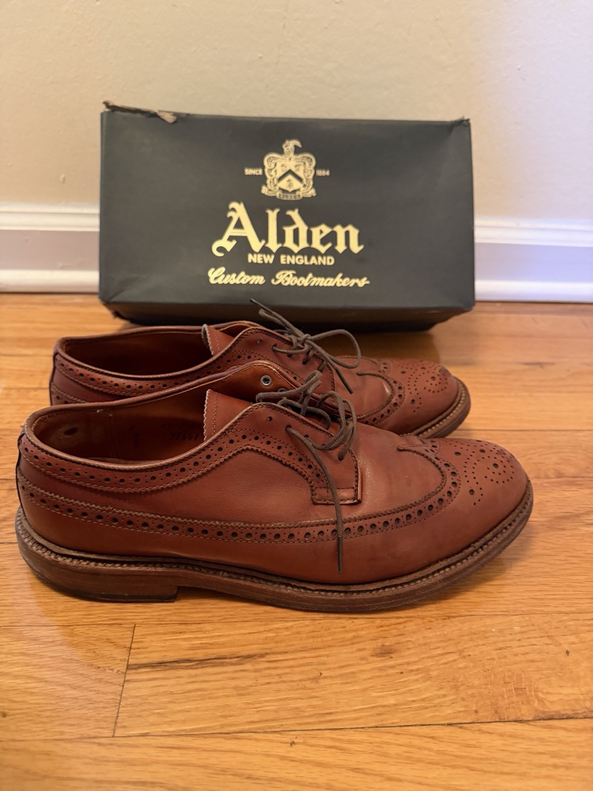 Alden for J.Crew Leather Bluchers Dress Shoes Alden Men main image 4
