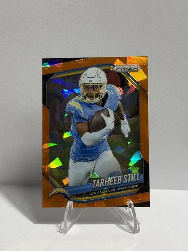 2025 Panini Prizm Football Orange Ice Tarheeb Still #35