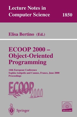 ECOOP 2000 - Object-Oriented Programming Elisa Bertino
