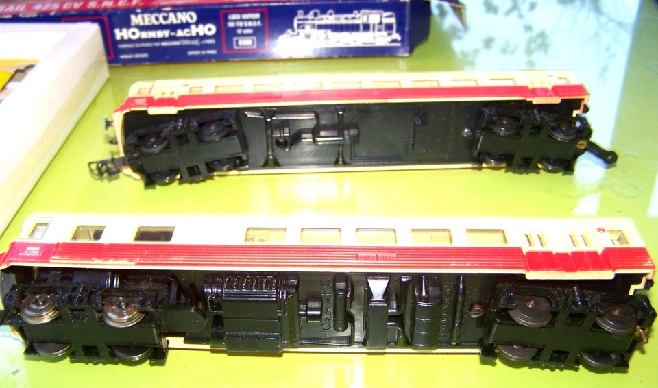 Autorail 425CV SNCF HO Rame Complète - Meccano Hornby ACHO Réf 6370 - Occasion