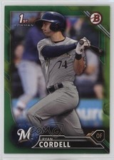 2016 Bowman Draft Top Prospects Green 98/99 Ryan Cordell #BD-151 0q3