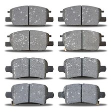 Set pastiglie freno anteriori posteriori semimetalliche compatibili con Buick LaCrosse 2017-...