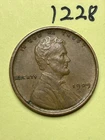 1909-VDB LINCOLN WHEAT CENT, VERY HIGH GRADE!, "EXTREMELY FINE" #1228