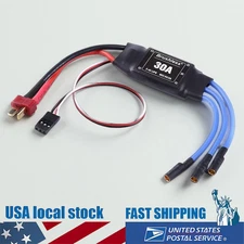 Brushless Electric Speed Controller 30A ESC 2-4S For Rc Helicopter Aircraft