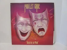 Motley Crue Theater Of Pain 1985 First Press w/ Merch Insert & Post Card NM-