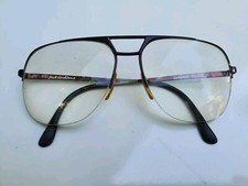 Vtg Jack Nicklaus Grand Slam 59-15 Red Metal Pilot Sunglasses FRAME.